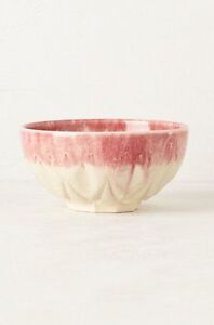 Anthropologie Bowls Stoneware Pink Natalya Portugal Nut Bowls New Set Of 5