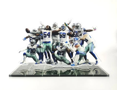 Dallas Cowboys Team Figure - Dallas Cowboys Defensive Line Celebrating Ornament Cover