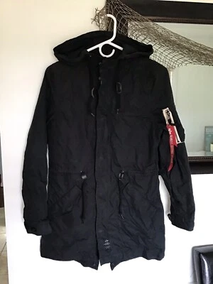 Alpha Industries черный пальто/куртка - Изображение 1 из 4