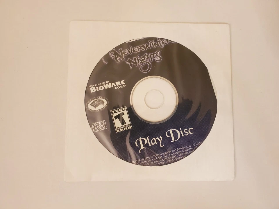Neverwinter Nights Play Disc (Pc) - Image 1 of 1