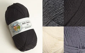 Lana para calcetines lana para tejer hilo para medias negro gris 100 g 200 g G - Imagen 1 de 7