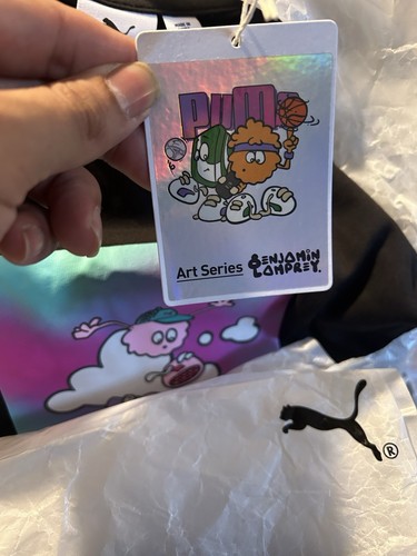 T shirt da uomo Puma 8Enjamin X Graphic Crew collo maniche corte grande nuova con etichette