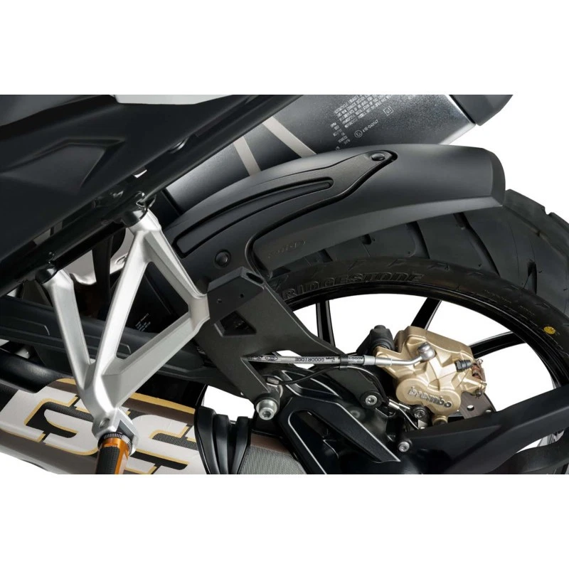 GUARDE-BOUE ARRIERE PUIG POUR BMW R 1300 GS ADVENTURE 2024 > 2025 NOIR MAT - Photo 1/1