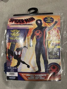 Spider-Verse 2 Men's Miles Morales Zentai Suit Costume - Picture 1 of 2