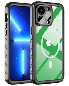 Hualele Magnetic for iPhone 14 Pro Max Case Waterproof, Built in Lens & Scree... - Picture 1 of 7