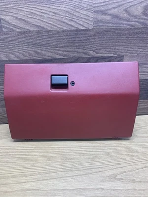 Ford F-150 F-250 F-350 Bronco 1987-1991 tapa de guantera roja/granate OEM Foto 1 de 4