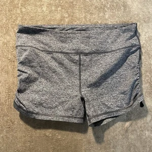 Victoria's Secret Sport Shorts Women's Large Knockout Hot Heather Gray Fitted - Picture 1 of 7