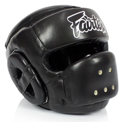 Casco Fairtex Boxeo Sparring HG14 Negro Protector Facial Completo Foto 1 de 4