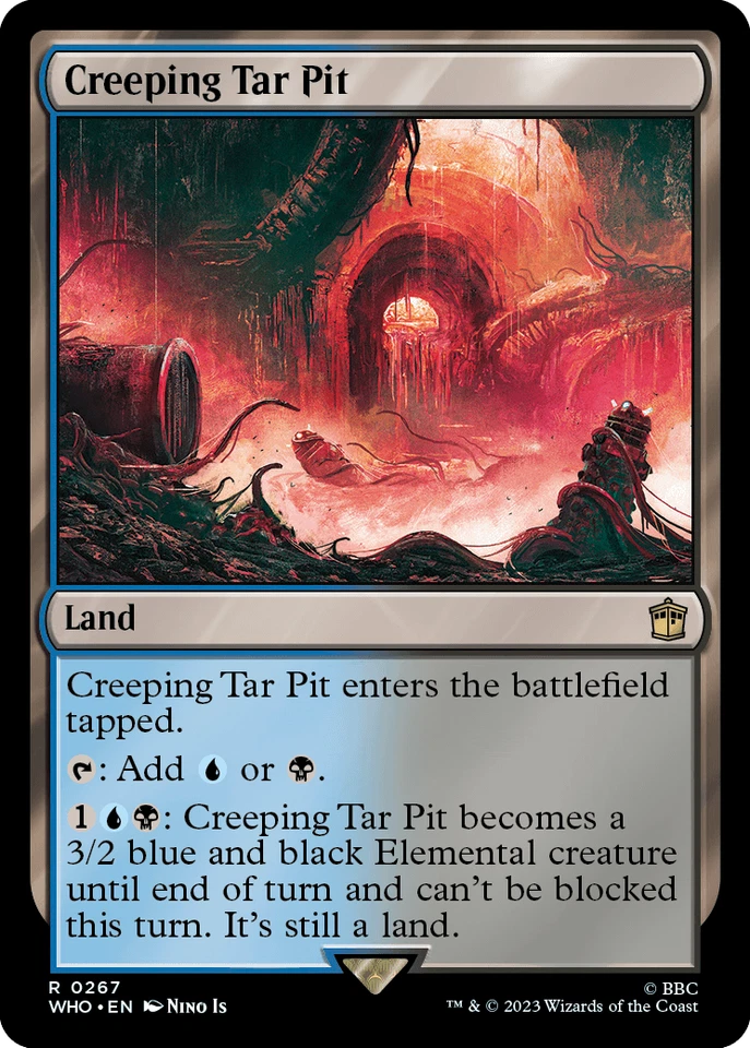 MTG Creeping Tar Pit English WHO - Image 1 of 1