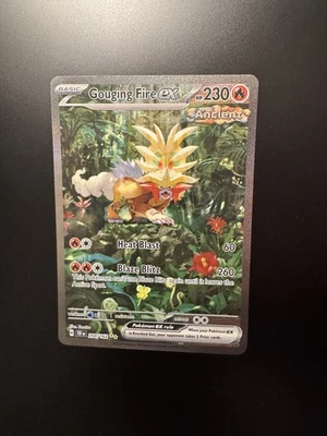 Pokémon TCG - Gouging Fire ex 204/162 Sv05: Temporal Forces Holo - Image 1 of 2