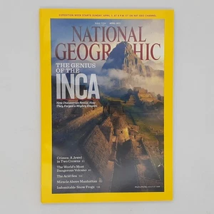 National Geographic April 2011 The Genius of the Inca Machu Picchu History Magaz - Picture 1 of 3