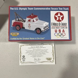 1998 Matchbox Collectibles, U.S. Olympic Team Texaco Tow Truck 1955 Chevy 3100 - Picture 1 of 8