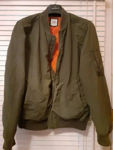Gap Pilot Bomber Jacket Green - Picture 1 of 2