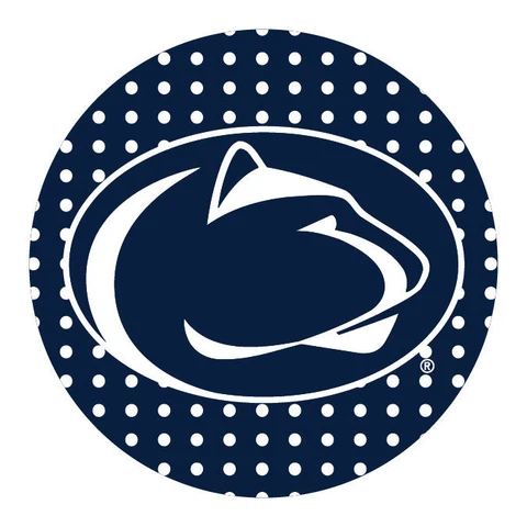 PENN STATE MAGNET-PENN STATE MAGNET-4" ROUND-2 PACK NITTANY LIONS MAGNETS Cover
