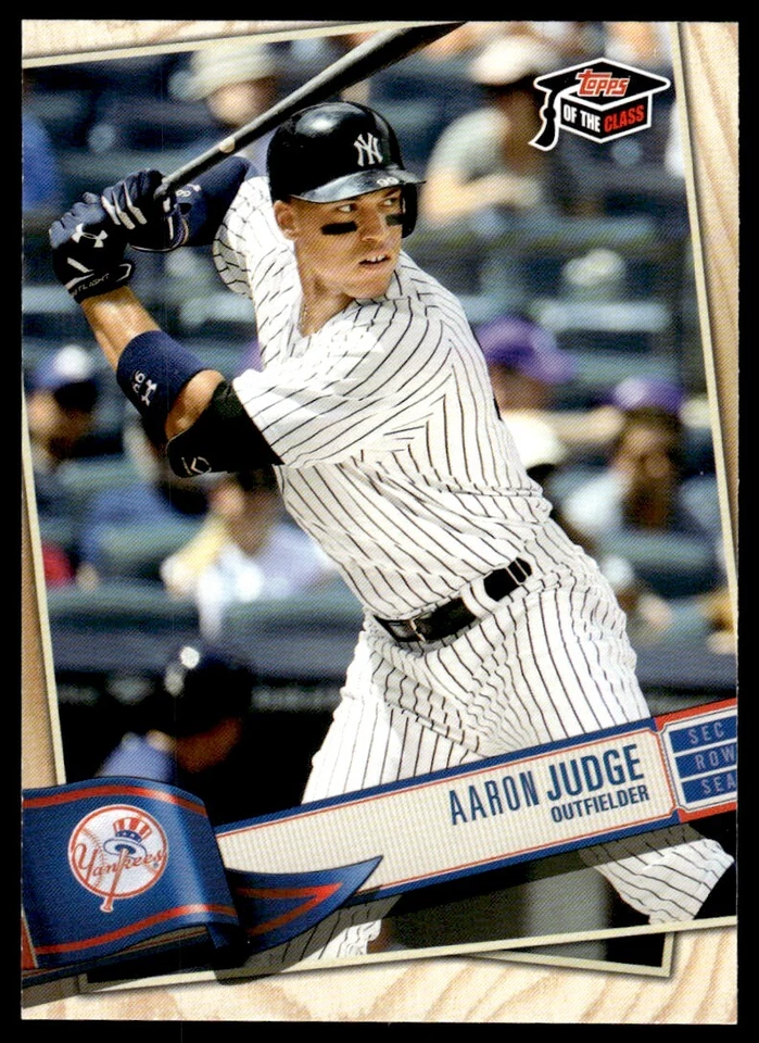2019 TOPPS OF THE CLASS AARON JUDGE NEW YORK YANKEES R24 - Image 1 of 2