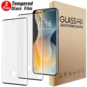 Per Samsung Galaxy S23/S23+/Ultra/FE Trasparente Protezione Schermo Completo Vetro Temperato - Foto 1 di 17