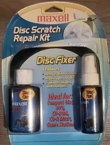 Maxell CD Scratch Repair Kit CD-335 Disc Fixer DVD Video Games NEW - Picture 1 of 2