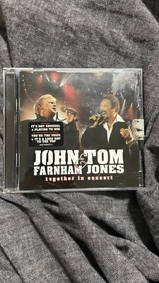 Signed Autographed John Farnham with Tom Jones Together in Concert CD Album - Image 1 of 4