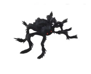 🔥NEW🔥Haunted Living 2.5-ft Black Hairy Spider Decoration - Picture 1 of 4