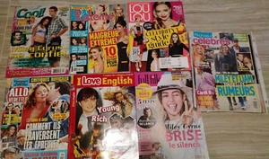LOT of 6 MILEY CYRUS magazine + 1 clipping pack - Picture 1 of 2