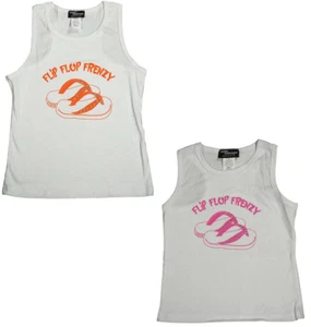 Next Concept Toddler Girls and Girls Flip Flop Racerback Tank Top - Picture 1 of 5