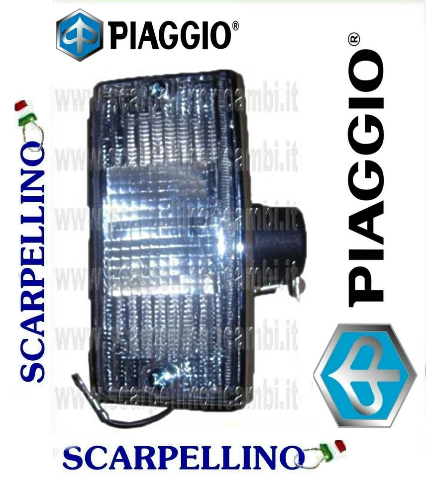 FRECCIA ANT. SX TRASPARENTE VESPA PX LML -DIRECTIONAL INDICATOR - PIAGGIO 638761 - Immagine 1 di 1