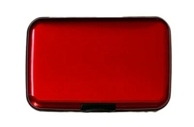 Cartera rígida de aluminio extra gruesa para tarjetas de crédito Foto 1 de 4
