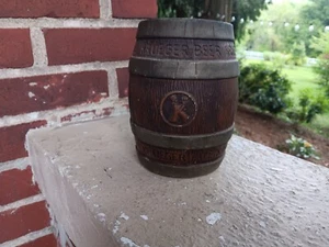 DE COLECCIÓN KRUEGER BARRIL DE CERVEZA ESPUMA RASPADOR SOPORTE BARRA EXHIBICIÓN SIGNO NEWARK NJ - Imagen 1 de 7