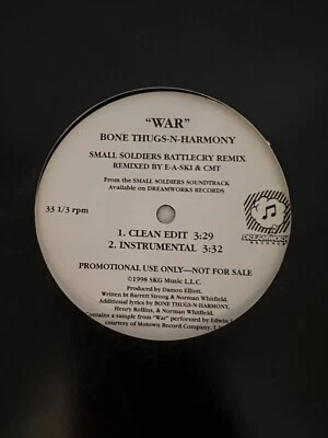 «Война» кости Thigs-N-Harmony виниловая пластинка маленький солдат боевой клич ремикс - Изображение 1 из 4
