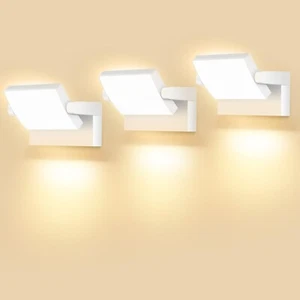 3 Pezzi 40W Applique da Parete LED Esterno Interno IP65 4000LM, Bianco Caldo - Afbeelding 1 van 8