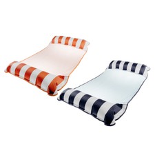 Pack of 2 Portable Water Hammock Outdoor No Smell Orange+Navy for Party
