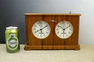 Vintage 1960. USSR /Russian Classic Wooden CHESS CLOCK (575) - Picture 1 of 13