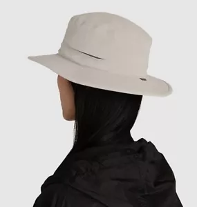 TILLEY Ultralight Brimmed Sun Hat Stone Sustainable Backpacking UPF50 S $70 - Picture 1 of 8