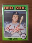 2024 Topps Heritage Auto Fred Lynn #ROA-FL Red Ink 19/75 ROY MVP Boston Red Sox