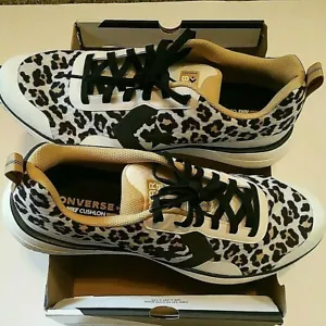 Converse Star Series Run Ox Sneaker Leopard Print Cushlon sexy 166445C 13 Men - Picture 1 of 10