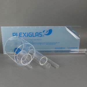 PLEXIGLAS ROHR (8,70-117,10 €/m) ACRYLGLASROHR 1000 mm PLEXIGLAS GLASKLAR ROHR