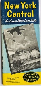 New York Central Lines Railroad Timetable - June 13, 1948 - Picture 1 of 1