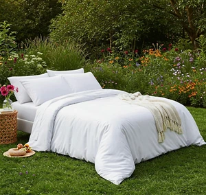 3 Piece Duvet Cover Full/Queen Bed Comforter Duvet Cover Set Queen Quilt Cover - Picture 1 of 37