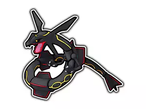 Adesivo vinile impermeabile Rayquaza lucido decalcomania fustellato - Foto 1 di 1