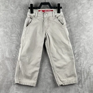 JNCO Tribal Carpenter Kids Jeans Khaki Size 4 Loose Fit Durable - Picture 1 of 16