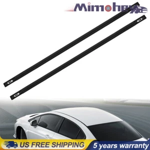 Left+Right Roof Trim Molding Weather Seal Strip For 2012-2015 Honda Civic Sedan - Picture 1 of 12