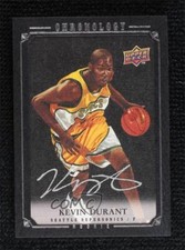 2007-08 Upper Deck Chronology 32/99 Kevin Durant #215 Rookie Auto RC