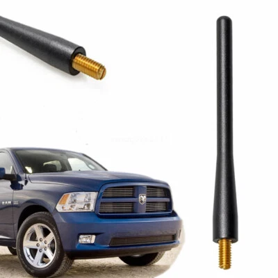 7" Short Black Antenna Mast Radio AM/FM for DODGE RAM 1500 2500 3500 2009-2024 - Image 1 of 4
