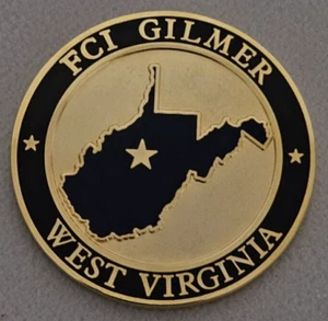 Moneda Desafío Oficina Federal de Prisiones FCI Gilmer, WV - Imagen 1 de 2