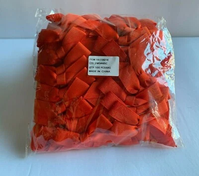 100 шт. 2,5 дюйма Красная лента банты для подарков свадьбы или дня рождения вечеринки украшения  - Изображение 1 из 4