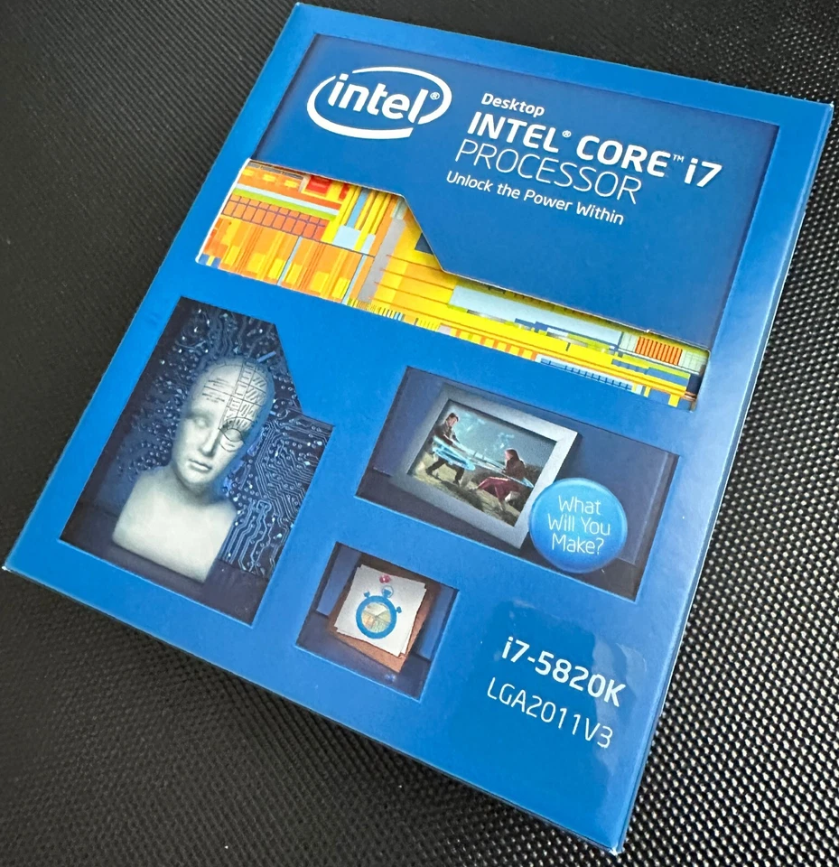 Intel Core i7 5820K / 3.3 GHz Processor, New, CPU, Socket LGA2011 - Image 1 of 1