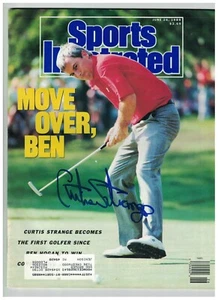 Curtis Strange Autografiado 1989 Deportes Ilustrados Firmado Golf - Imagen 1 de 1