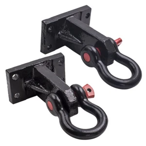 Heavy Duty Front Tow Hooks Fit Dodge Ram 3500 2010 2011 2012 2013 2014 2015-2019 - Foto 1 di 11