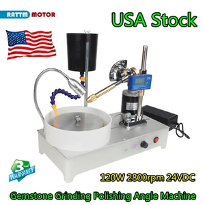 Máquina de pulido de ángulo de molienda de piedras preciosas 120 W 2800 rpm pulidora de joyas corte - Imagen 1 de 9