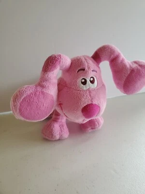 7" MAGENTA Rosa AZUL PISTAS Y TÚ! ANIMAL DE PELUCHE para perro preescolar Foto 1 de 4